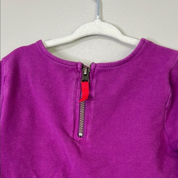 Primary Long Sleeve Dress Purple Girls 4-5 - Picture 3 of 5